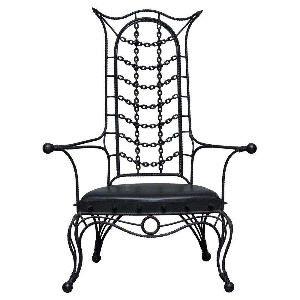 Image de Fauteuil Trône Gothique en Fer