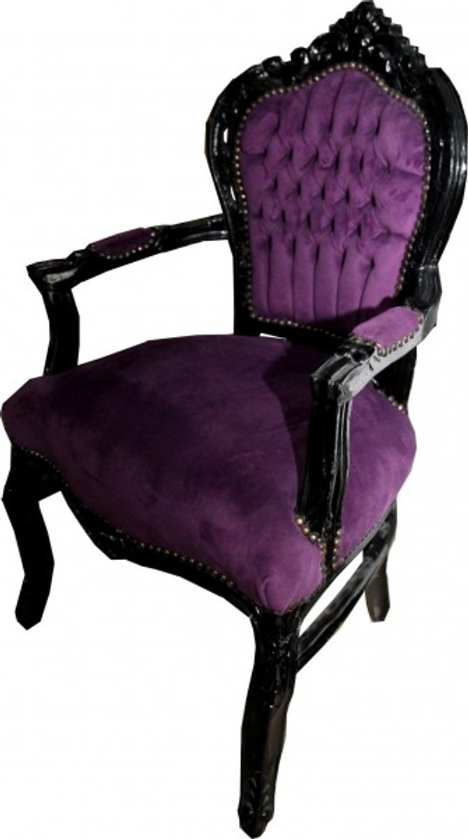 Image de Casa Padrino baroque Chaise de dîner avec accoudoirs